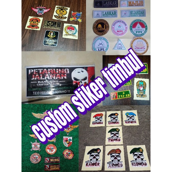 

CUSTOM STIKER TIMBUL