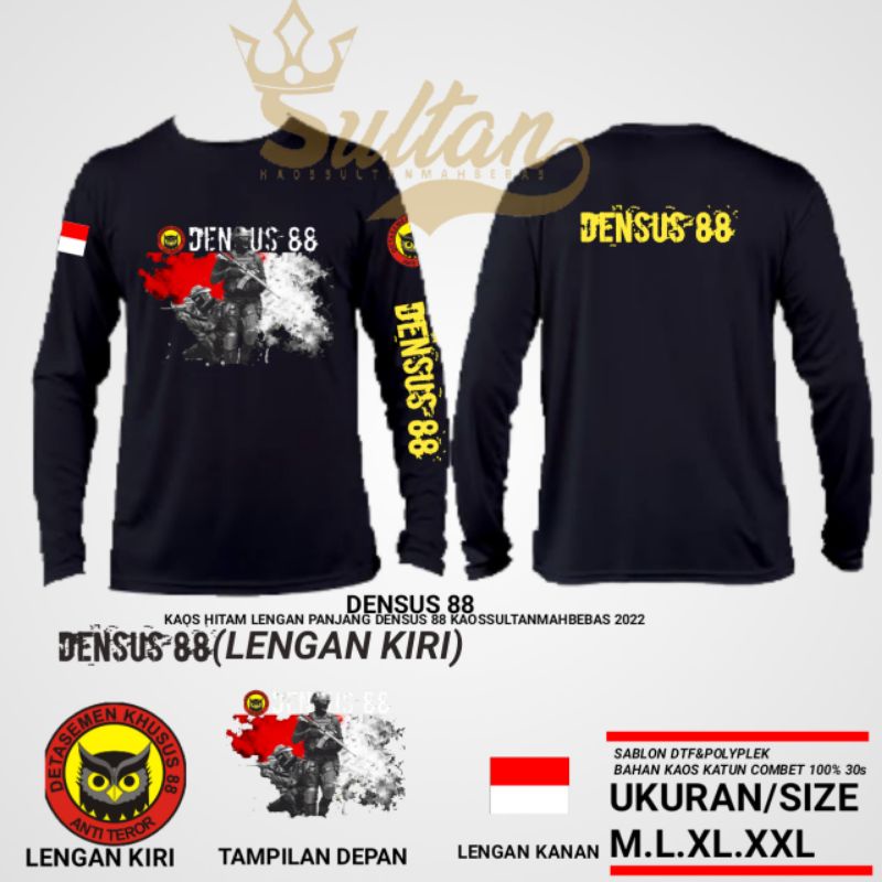 KAOS DENSUS 88//BAJU DENSUS 88//SERAGAM DENSUS 88