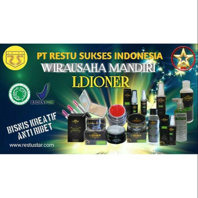 Produk Ldioner super BPOM dan Halal