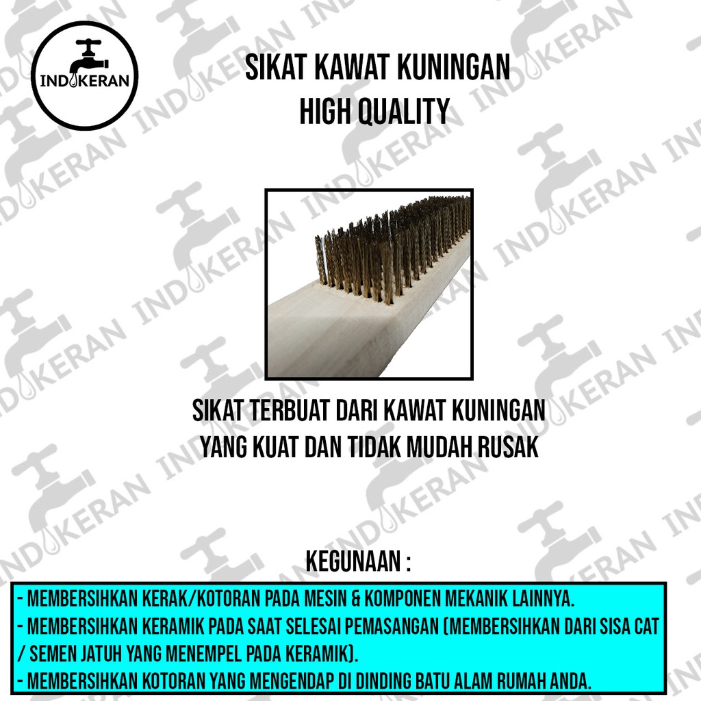 INDOKERAN - Sikat Kawat Kuning Eagle - High Quality