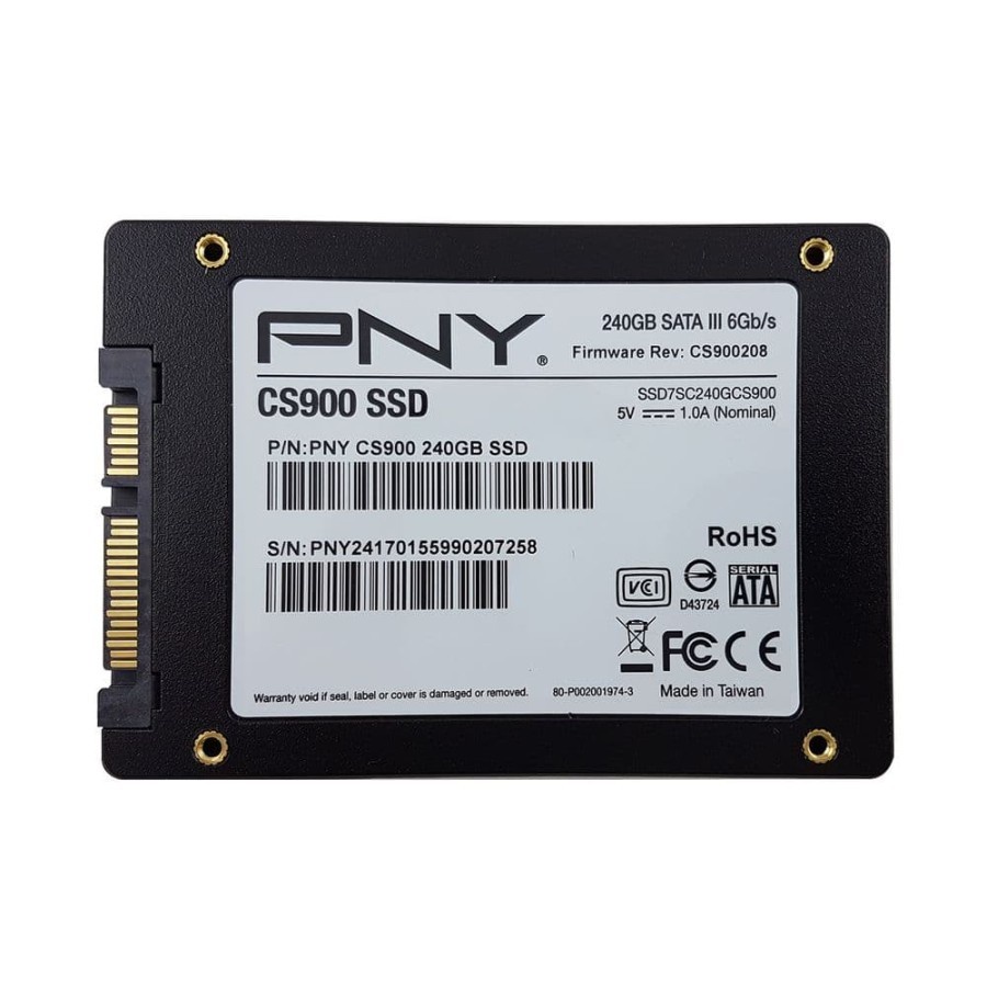 PNY CS900 SSD 250GB 2.5&quot; SATA III 6Gb/s