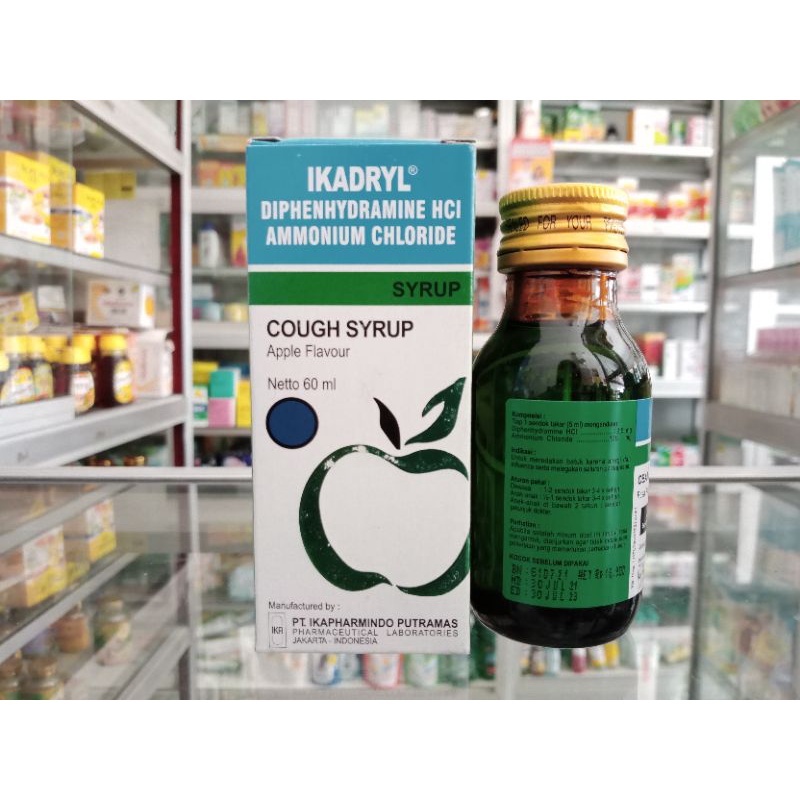 IKADRYL SIRUP 60ML | OBAT BATUK - ED 08/2024