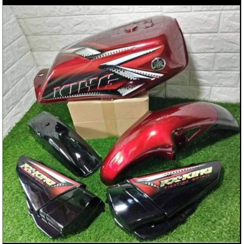 BODI SET RX KING GASS TANK RX KING WARNA MERAH 2007 2008