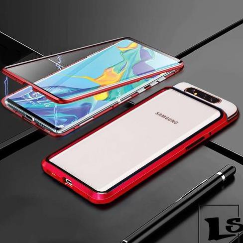 Jual Double Glass Case Samsung Galaxy A80 - Samsung A80 Case Cover Murah