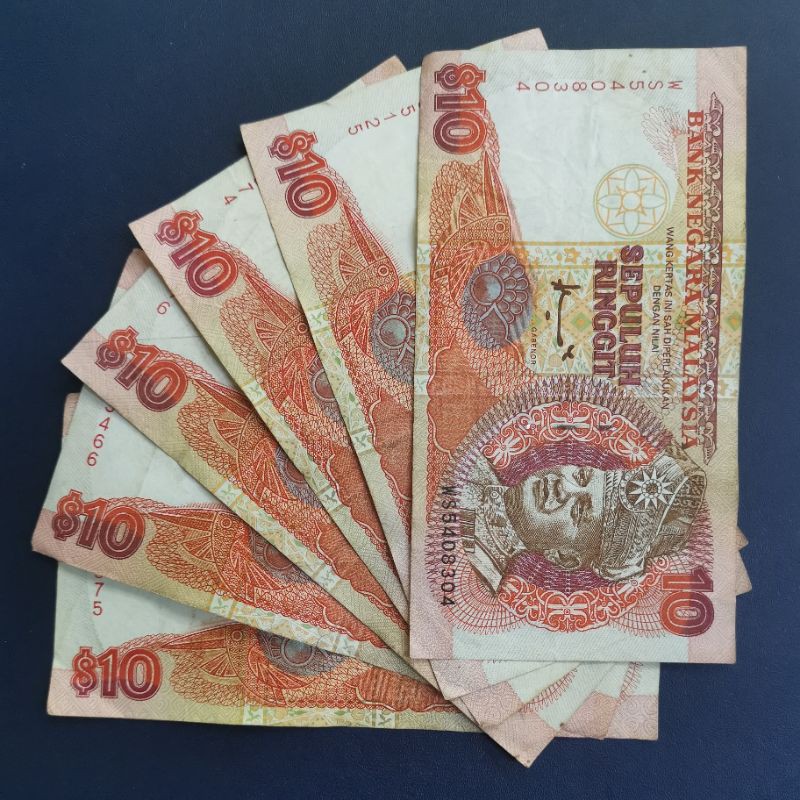 uang 10 ringgit Malaysia lama