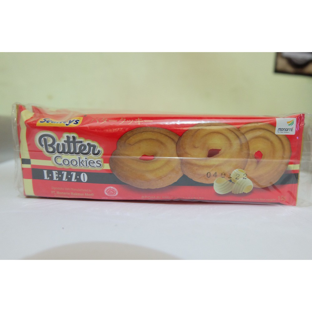 LEZZO BUTTER COOKIES 1 PAK 20 PCS
