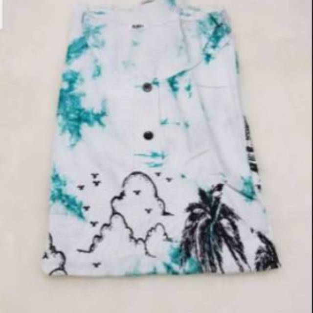 BH 142 baju bali xxl  pantai katun dsr putih