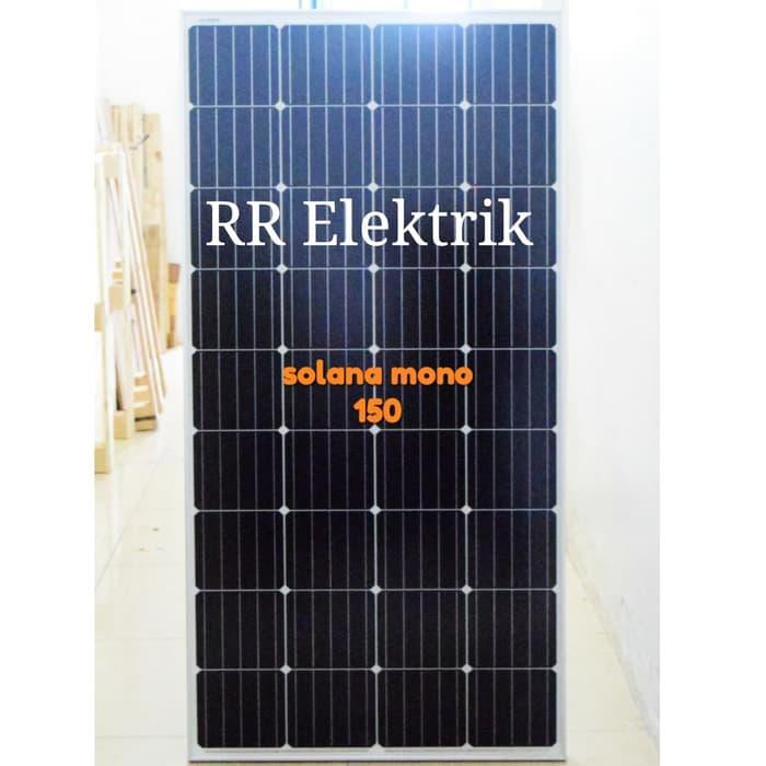 Jual Solar Panel Solar Cell Panel Surya Solana 150wp Monocrystalline ...