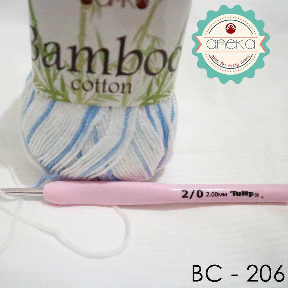 Benang Rajut Katun Bambu / Bamboo Cotton Yarn 3 - 206