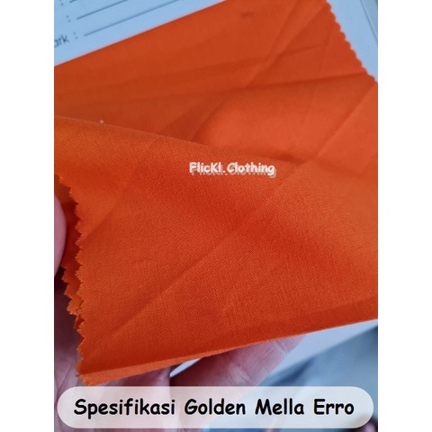 Bahan Kain Golden Mella Erro Hero Erow Puring Furing Polos Eceran