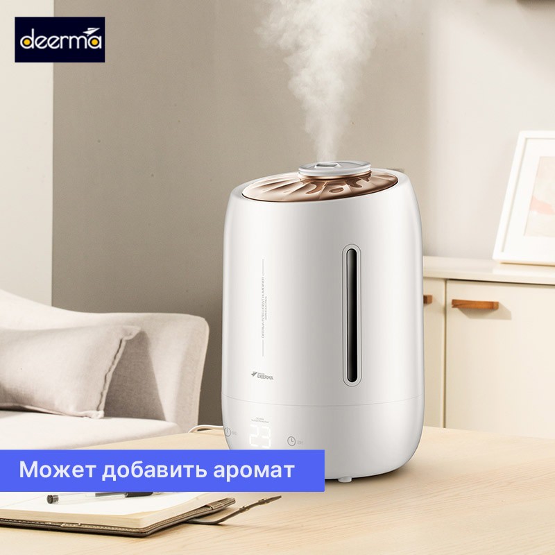 Pelembab Udara Air Humidifier Deerma F600 Capacity 5L Touch Screen