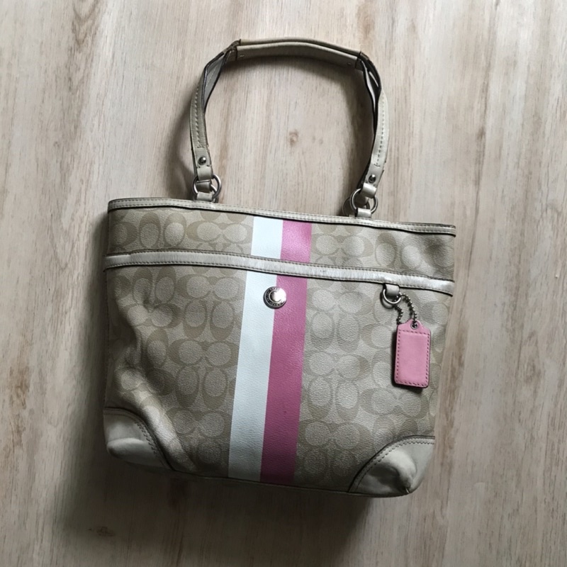 Coach Leather Tote Bag - F14477 Preloved
