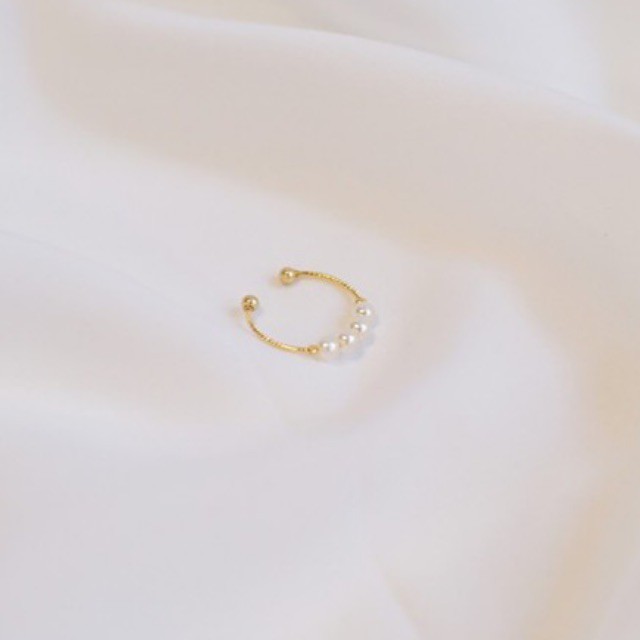 Ark.co - Trish Pearl Ring cincin mutiara minimalis