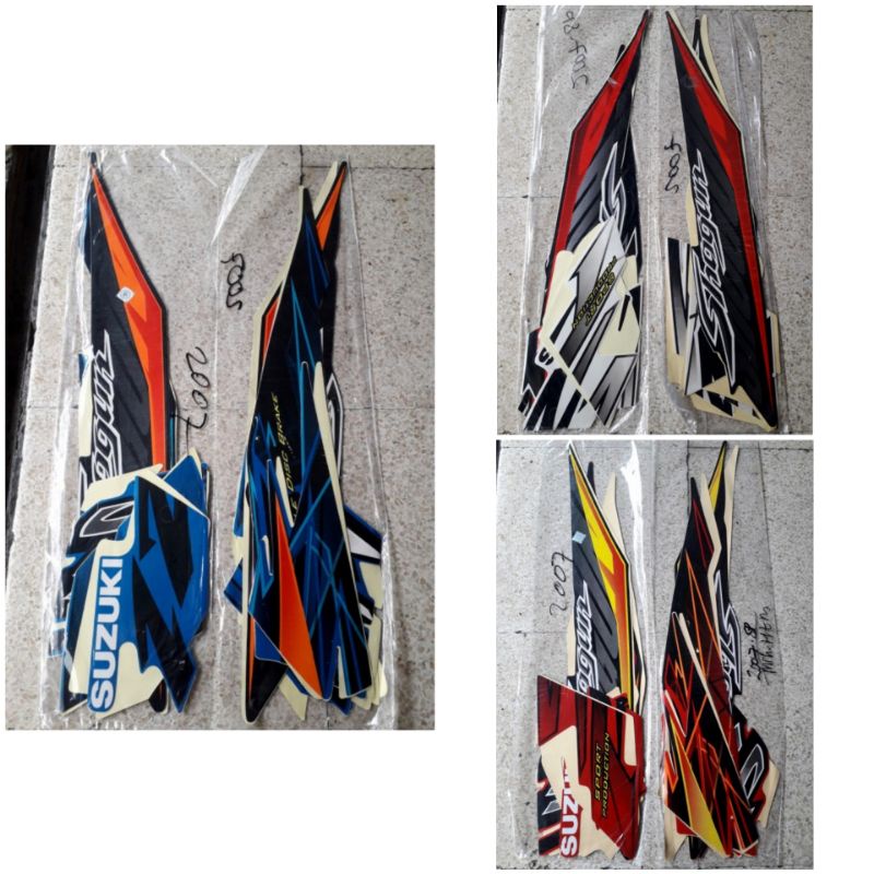 striping sticker suzuki Shogun Sp 125 2007 2008