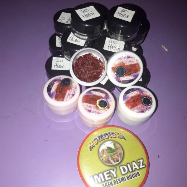 (Cod) ORIGINAL saffron kashmir by momoidea saffron terbaik di dunia Grade A++ / safron / Saffron ori