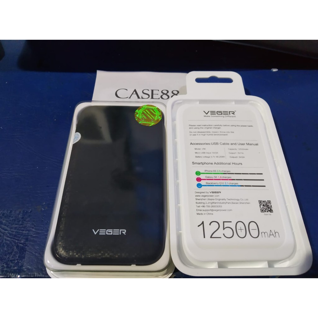 Power Bank VEGER 12500 mAh V56