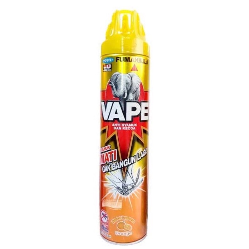 Vape Aerosol 600ml Obat Nyamuk Spray Kaleng Pembunuh Nyamuk Semprot