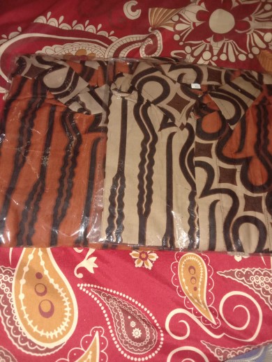 Tunik Batik Motif Seno Orange