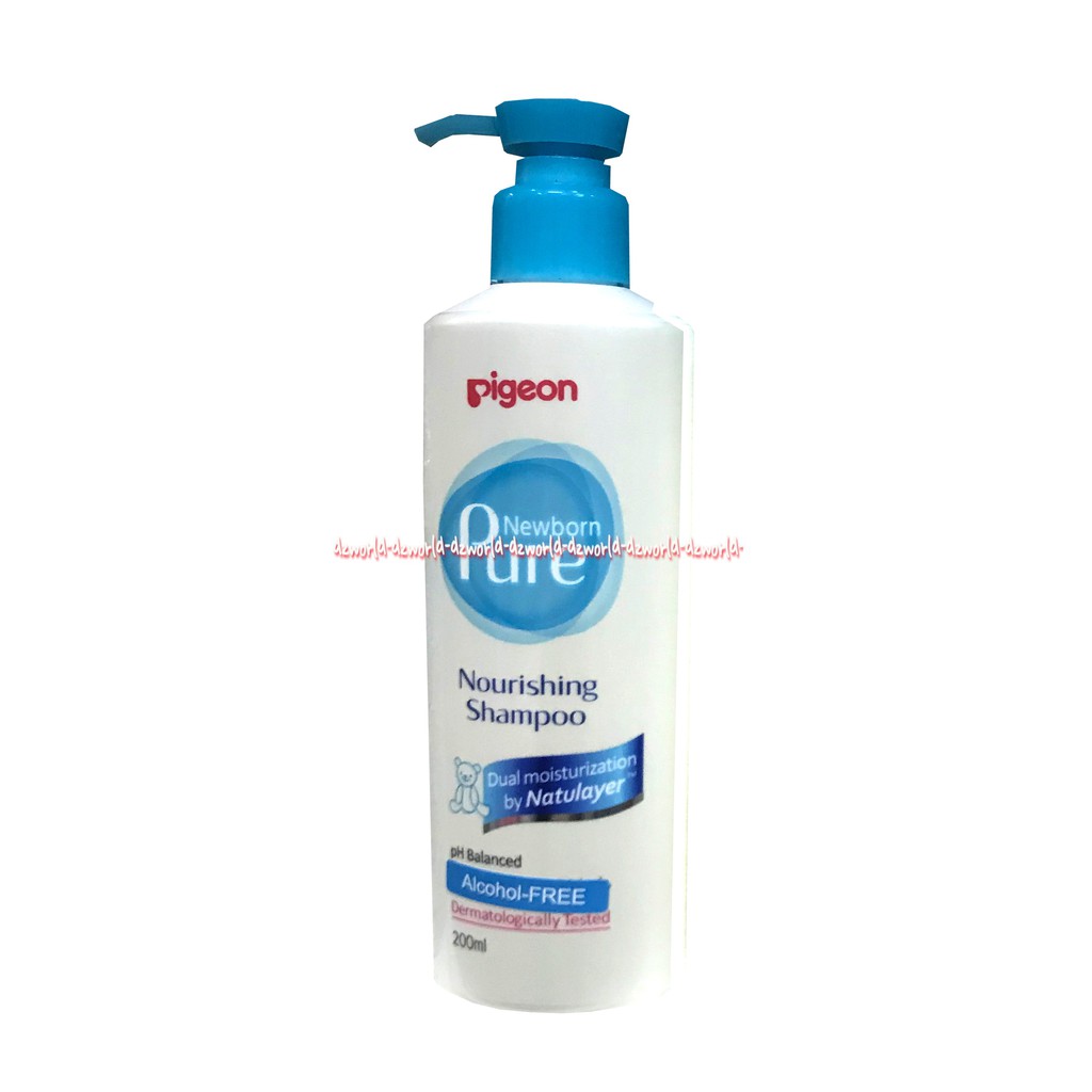 Pigeon Newborn Pure Nourishing Shampoo 200ml Sampo Bayi Anak Pigen