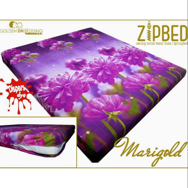 Zipbed / Sarung Kasur Busa Springbed - Marigold - Sarung Sprei