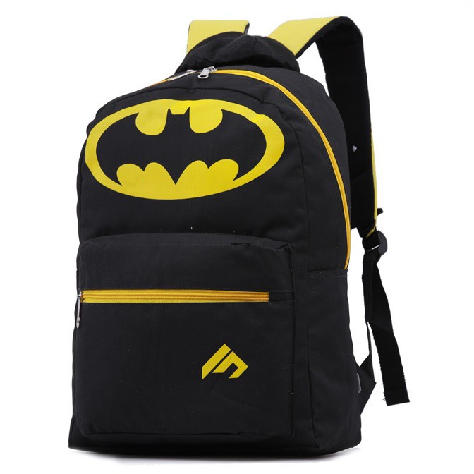 tas batman anak sekolah tk sd smp - tas ransel anak laki laki GF9 tas hoodie kupluk anak cowo lucu