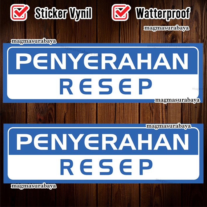 

Stiker Penyerahan Resep magma surabaya label