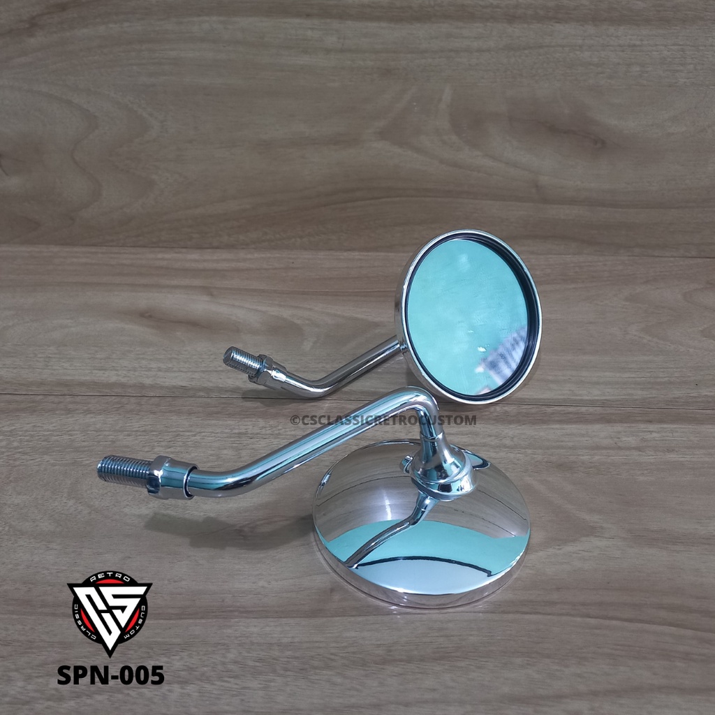 SPION BULAT MINI/SPION CUSTOM WARNA CHROME  DRAT 14/SPION BULAT