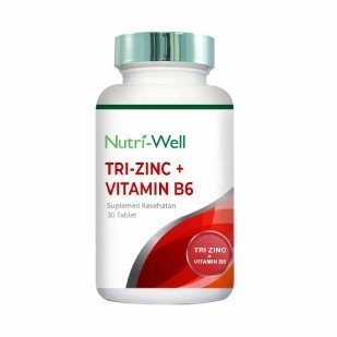 Nutriwell Tri Zinc Vit B6 30 tablet-BPOM