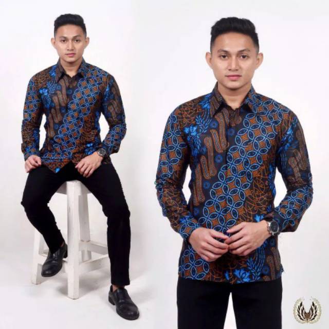 Baju Batik Pria Lengan Panjang Best SELLER