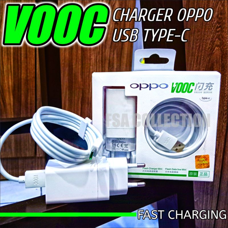 Charger/Tc OPPO VOOC F9 ORIGINAL 100% 4A fast charging Type C