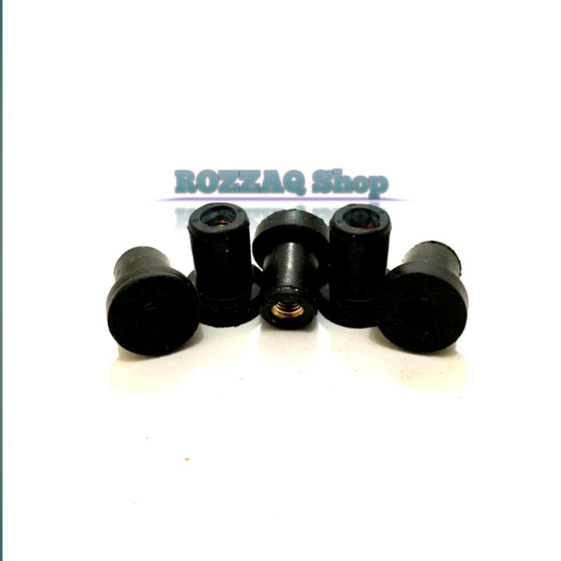 ( 2 PCS ) MUR KARET DUDUKAN GANJAL BAUT VISOR NMAX