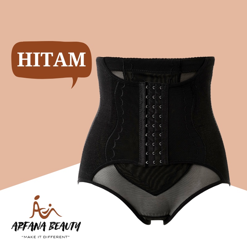 Korset Celana Pelangsing Corset Celana Dalam Wanita Model Highwaist Perut Buncit Korset Celana Kancing Slimming Pembakar Lemak Sauna Munafie Original Termurah Bergaransi