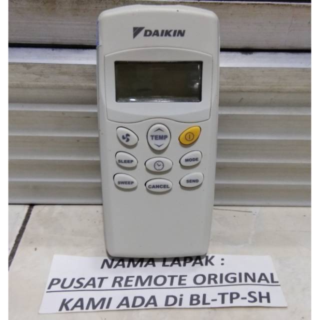 REMOTE REMOT AC DAIKIN KECIL ORI ORIGINAL ASLI