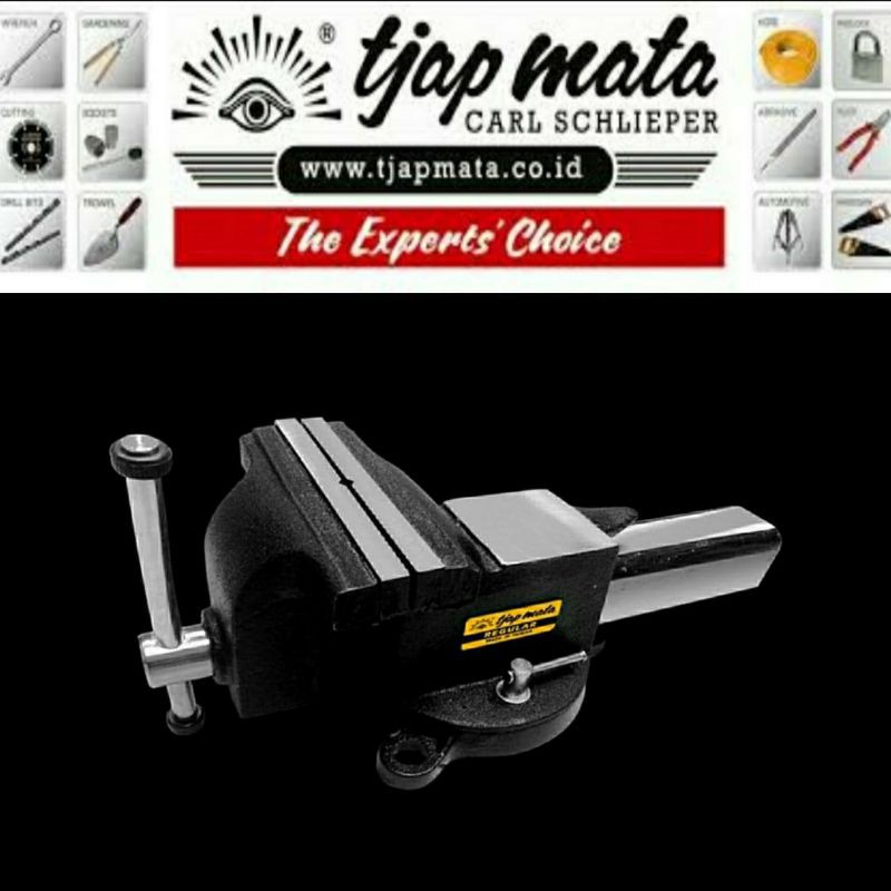 MDN | Ragum catok besi 6"Eye brand tjap mata Germany