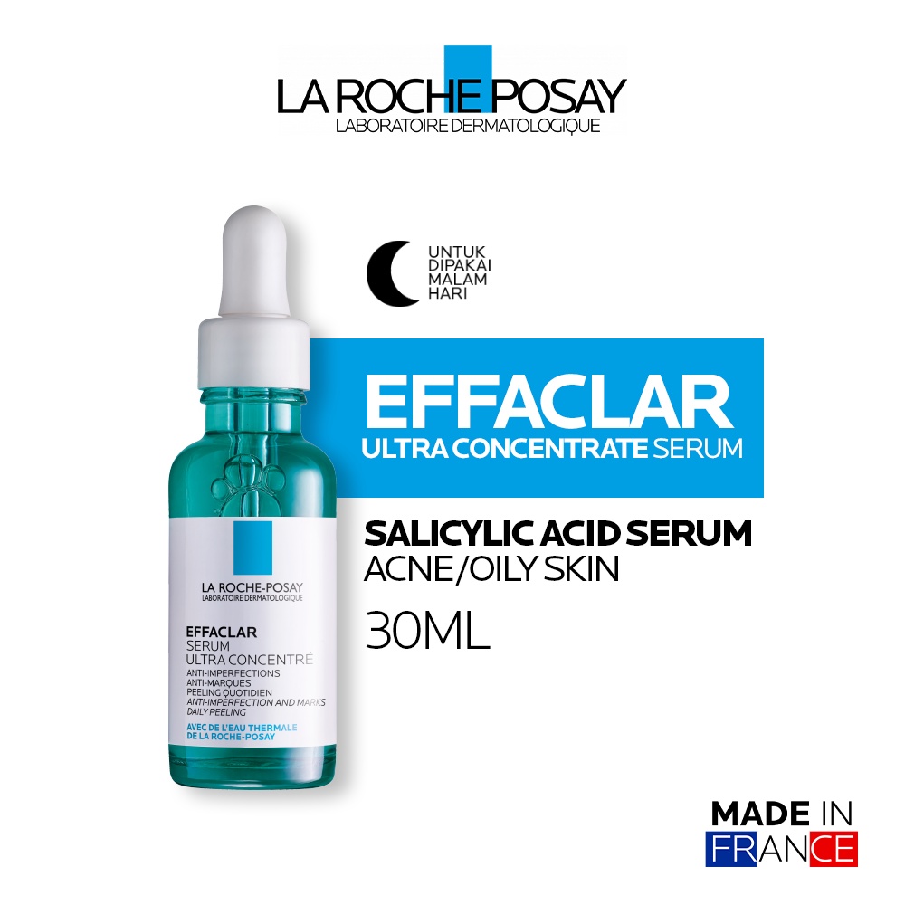 La Roche Posay Effaclar Salicylic Acid Serum 30ml - Serum Wajah Kulit Jerawat/ Berminyak