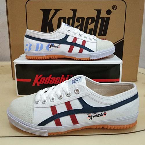 SEPATU KODACHI 8172 PUTIH BIRU MERAH - ORIGINAL CLASSIC SNEAKER MODEL CAPUNG