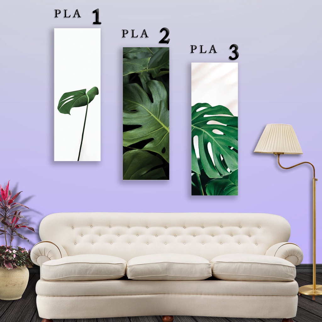 Wall decor - hiasan dinding rumah - Walldecor Janda Bolong Monstera murah