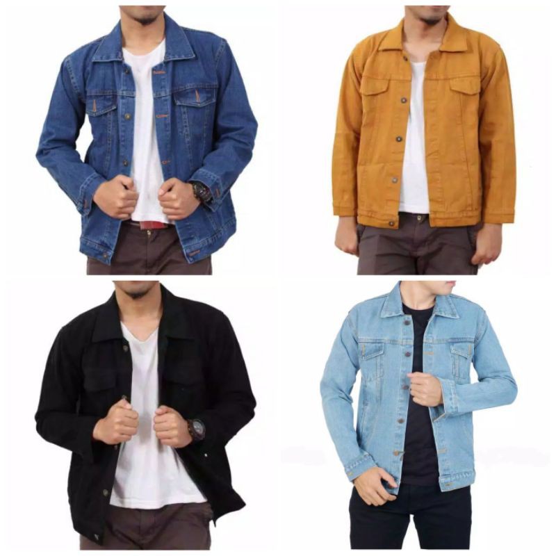 JAKET JEANS LEVI RIPPED SKINNY JEANS HIJAU ARMY~JAKET JEANS PRIA
