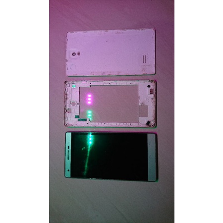 LCD + touchscreen + Frame + tutup belakang + baterai ALDO AS8 AS 8 Bekas copotan original Tester