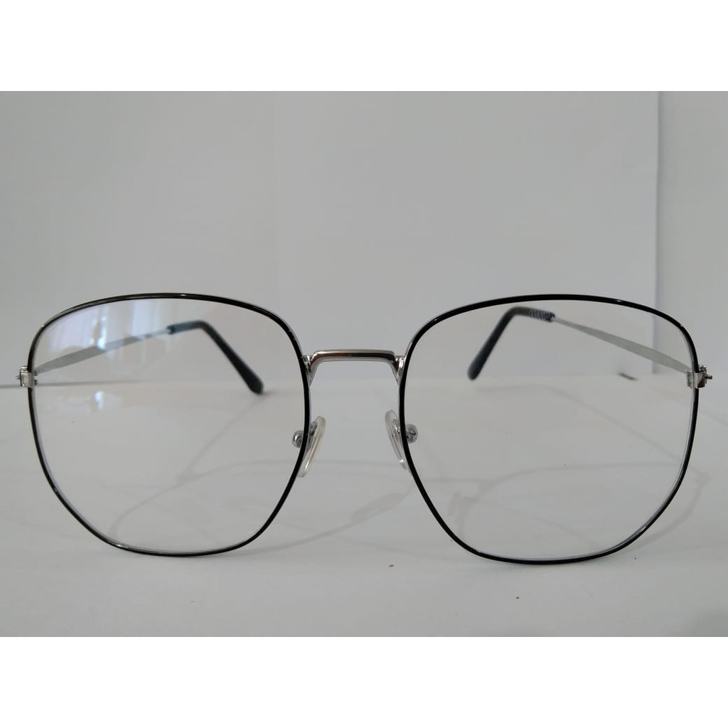 (COD) Kacamata Baca Frame 80 Anti Radiasi Metal Gaya Retro Untuk Pria / Wanita MALLSHOPPING