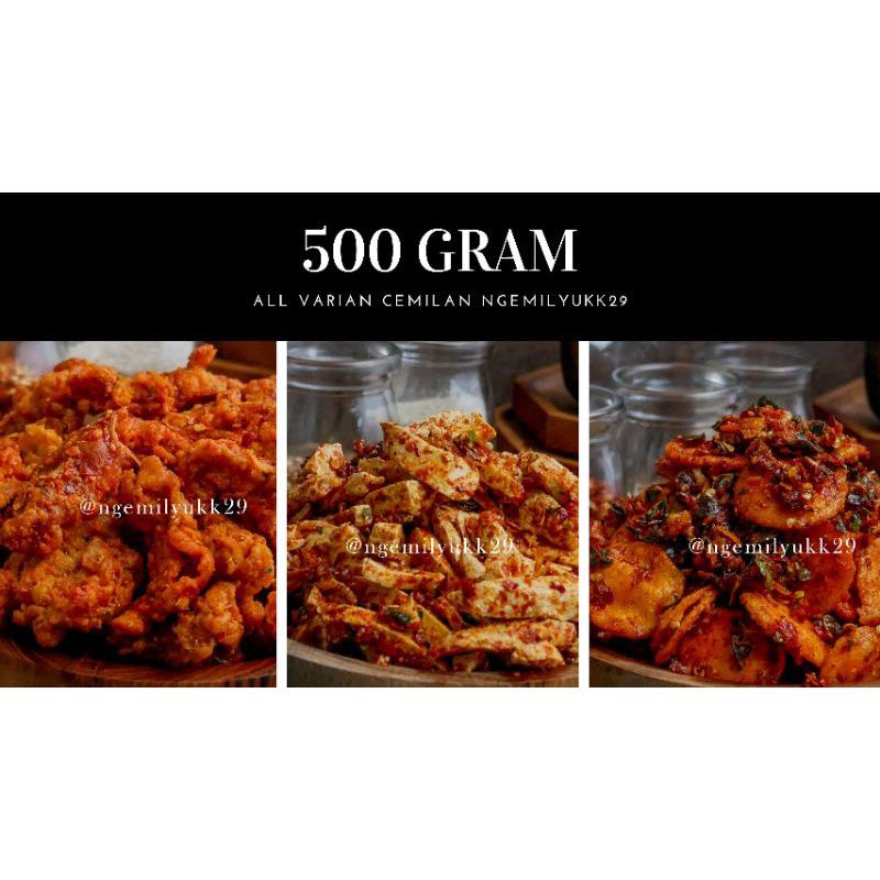 

VARIAN ANEKA CEMILAN PEDAS 500 GR