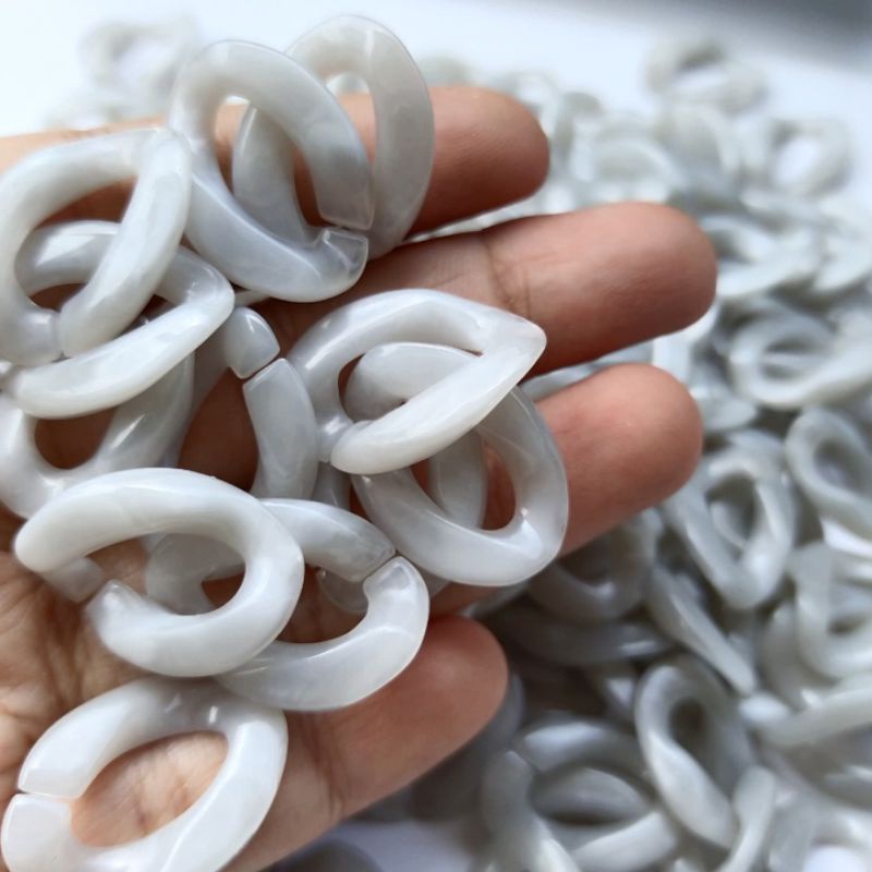 30pcs Manik rantai chain bead