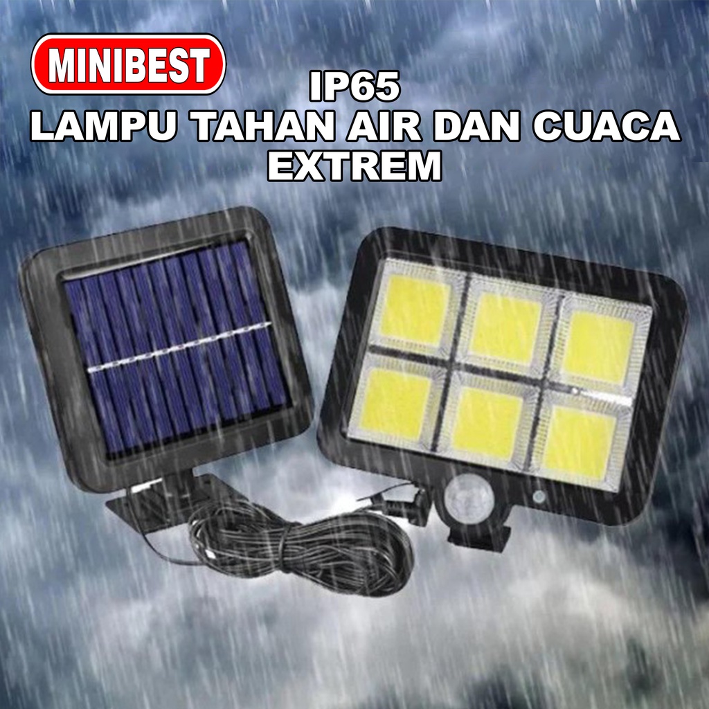 TERLARIS LAMPU TENAGA SURYA LED /LAMPU TEMBAK TENAGA MATAHARI - LAMPU SOROT SOLAR CELL COB