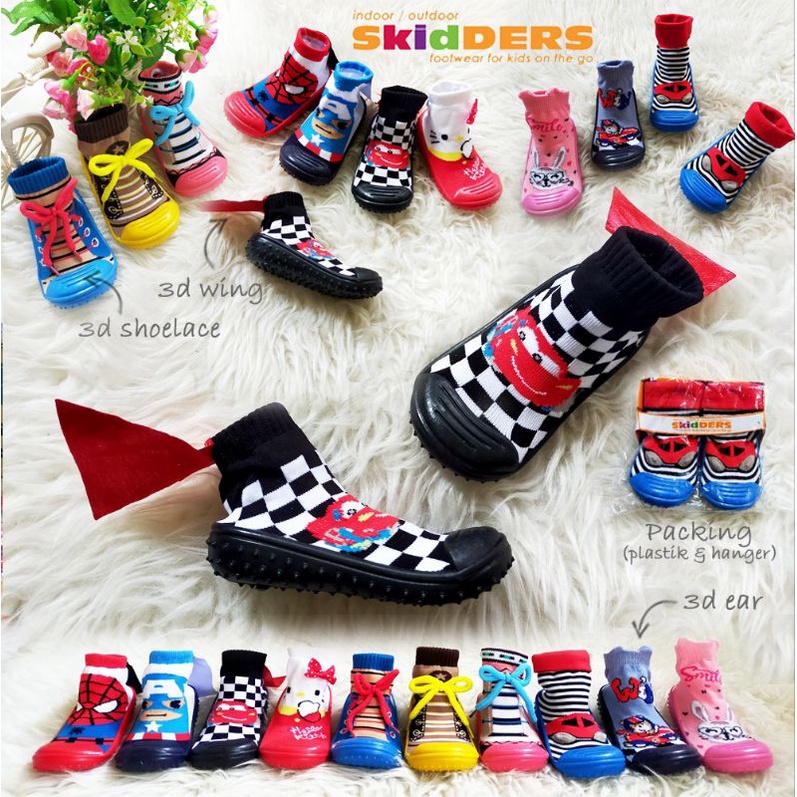 Skidders Prawalker 3D Sepatu Bayi Anak Sol Karet