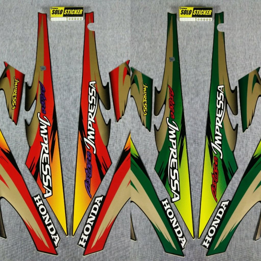 BISA COD Striping Sticker Standar Honda Astrea Impressa 1999