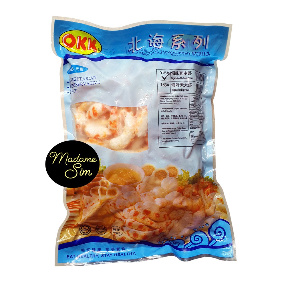 

UDANG VEGETARIAN OKK - UKURAN SEDANG (1 KG)