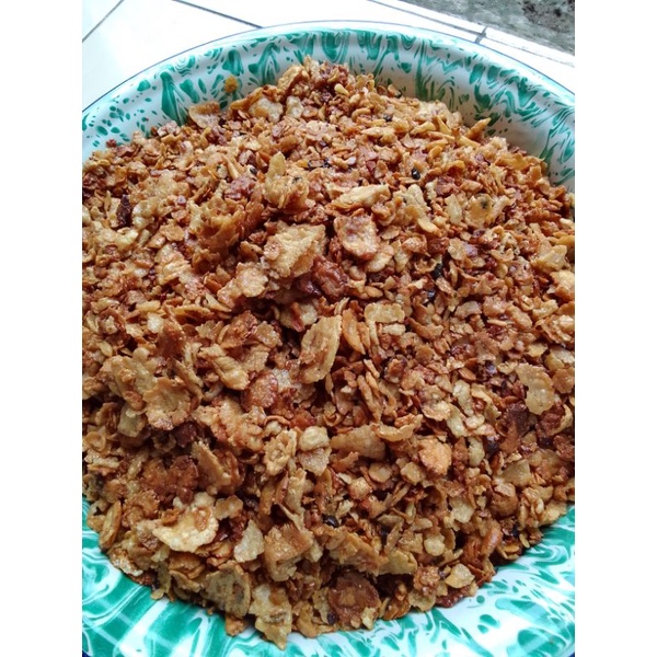 

Remukan emping mlinjo pedes manis/manis berat 350gr