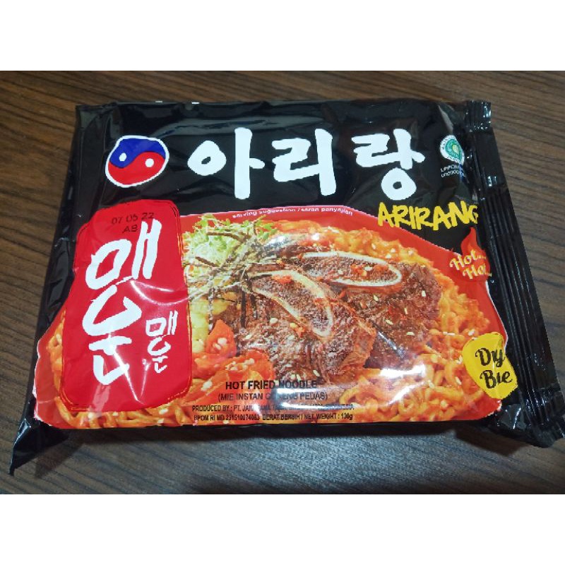 

MIE ARIRANG HOT FRIED NOODLE, MIE KOREA