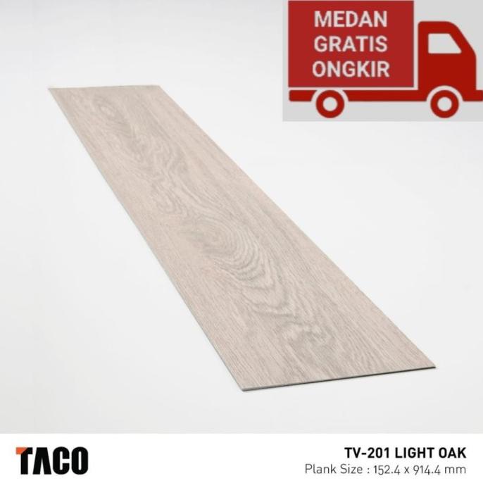 ------] Taco Vinyl Lantai Kayu - 2mm