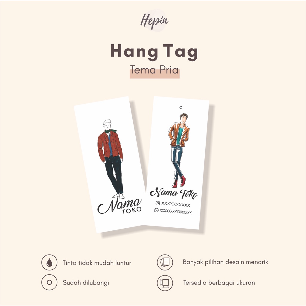 

PRIA - Label Nama Toko Tema PRIA - Tag Kemeja, Celana Toko